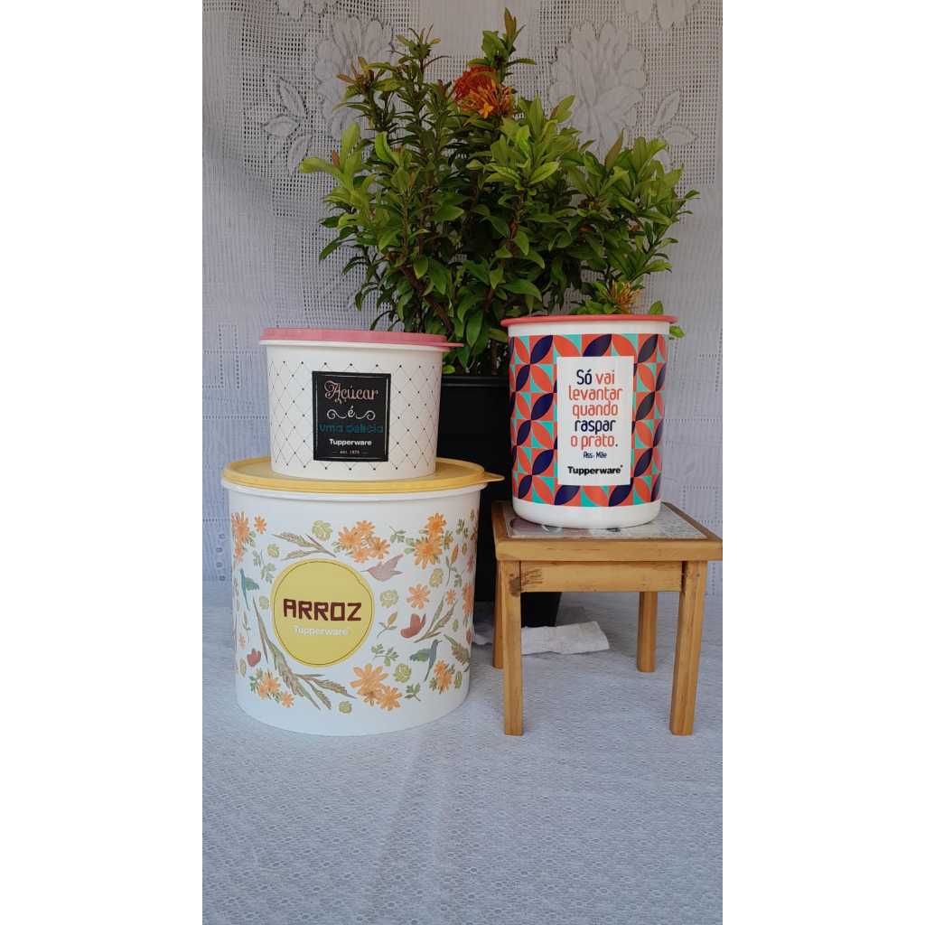 Tupperware Printable Canister Decorada Tupper Cx (1,7L Acucar Tampa ...