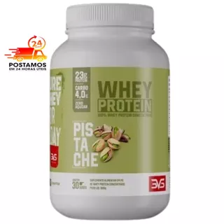 100% Whey Protein 900g 3VS Nutrition Proteína concentrada - Rende 30 doses