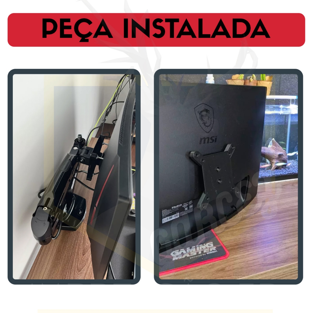 Adaptador Para Monitor Vesa Msi Optix Mag341cq | Shopee Brasil
