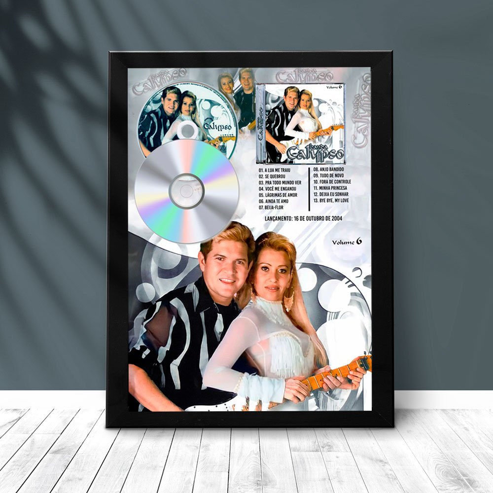 Quadro Banda Calypso - Volume 06 - com CD - ilustrativo - 30x42cm A3