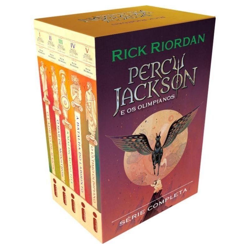 BOX PERCY JACKSON E OS OLIMPIANOS - NOVA EDIÇÃO