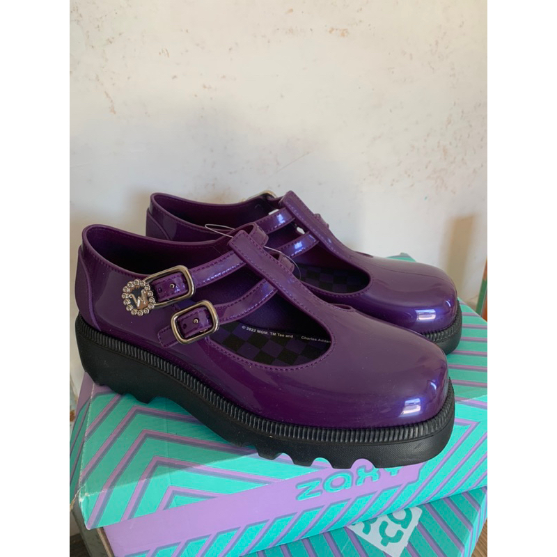 Sapato feminino Zaxy Wandinha Mary Jane ou Dark bag Original