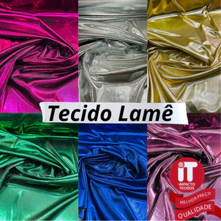 Tecido Lamê varias cores com o MELHOR PREÇO (1m x 1,50m)