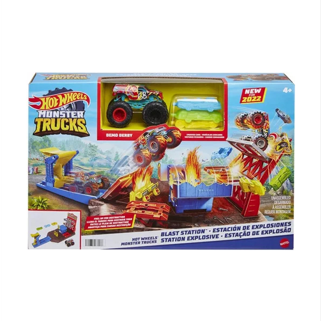 Hot Wheels Monster Trucks Pista de Explosão - Mattel