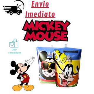 Boia de Braço Inflável Infantil Mickey 18 x 14cm Piscina e Praia para Crianças de até 18kg