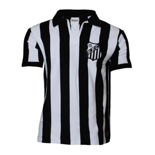 Camisa Santos Retrô 1956 Pelé Alvinegra Oficial