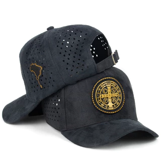 Boné Religioso Medalha São Bento Fitão Snapbak Aba Curvada