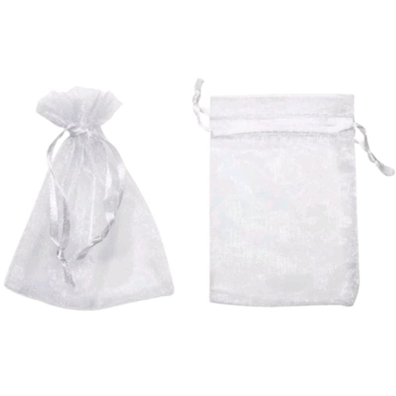 Zs- SACCHETTINI MULTIUSO ORGANZA 11x16 cm CONFETTI BOMBONIERA
