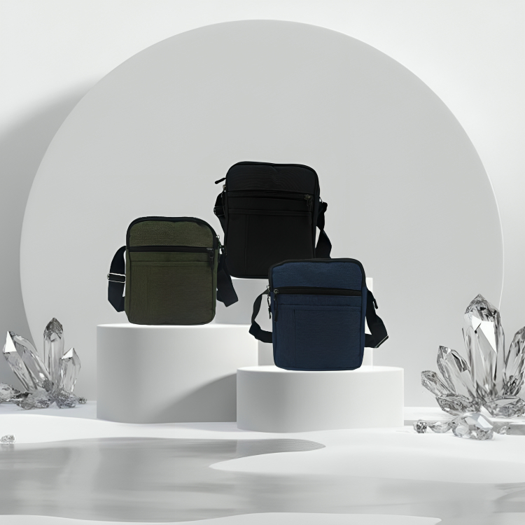 Shoulder bag bolsa transversal masculino basica