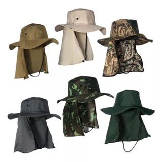 Chapéu Pescador com Proteção UV Chapéu para trilha