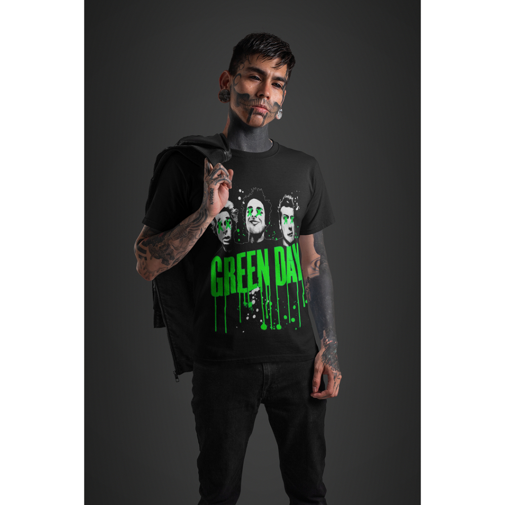 Camiseta Green Day Banda de Rock Blusa Camiseta Punk - THE TOWN