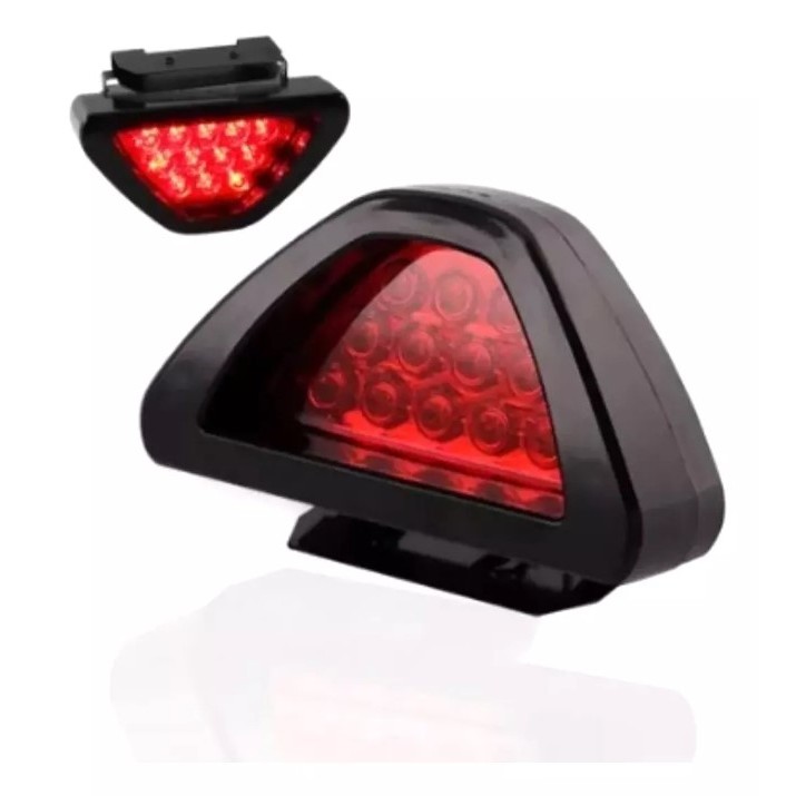 LUZ DE FREIO TRIANGULAR ESTILO F1 12V COM 12 LEDS
