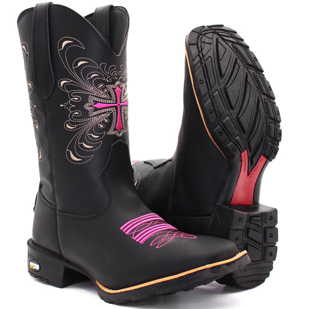 Bota country hot sale feminina barata