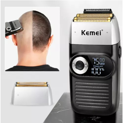 Careca Máquina de Cortar Cabelo Barbeador Sem Fio Bivolt Recarregável