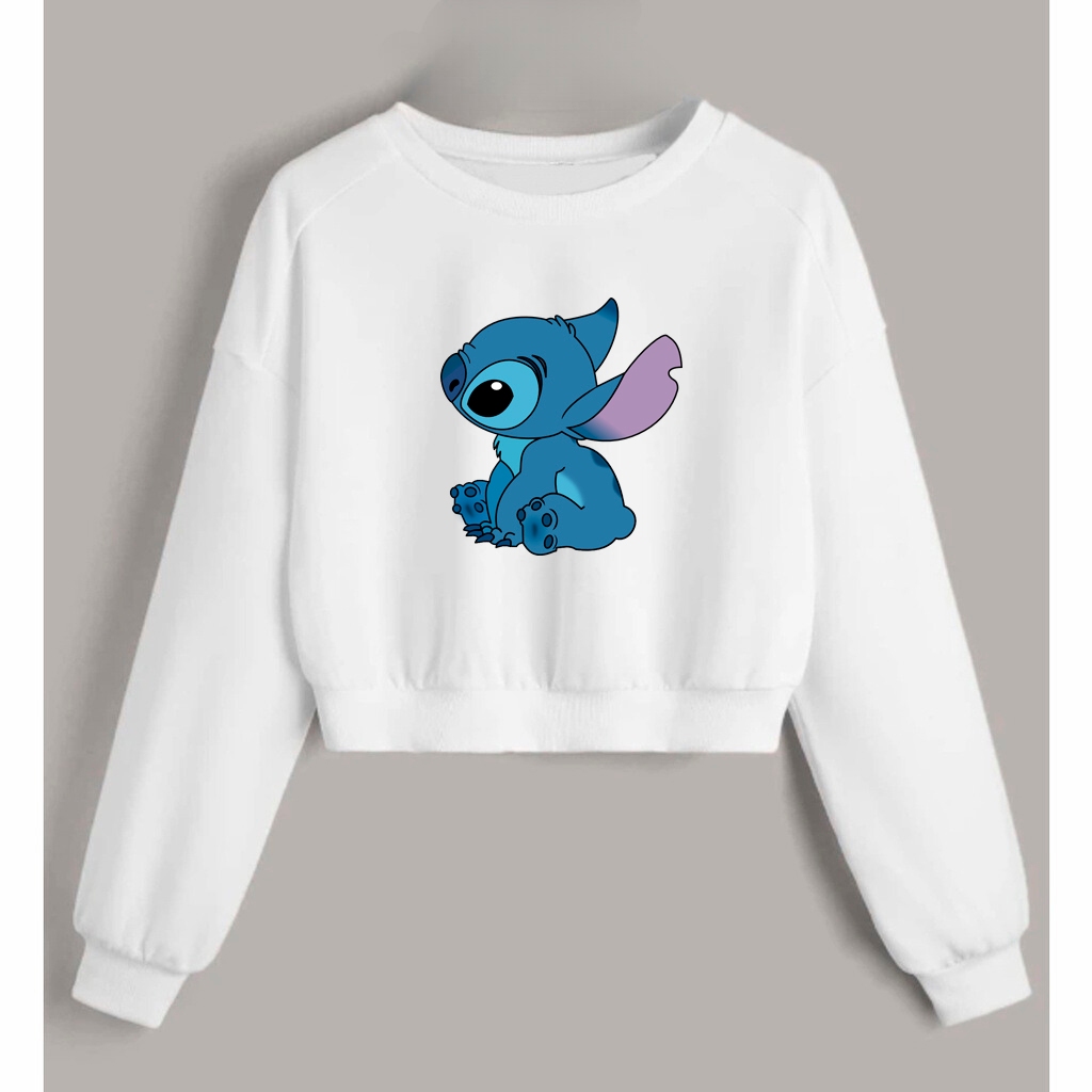 Moletom Cropped Agasalho Feminino Lilo Promoção