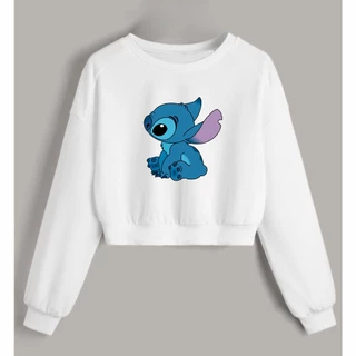 Moletom Cropped Agasalho Feminino Lilo Promoção