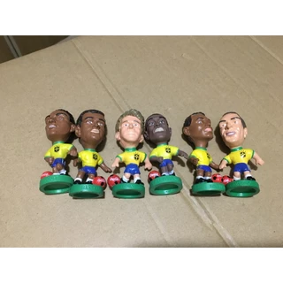 bonecos jogadores Copa do Mundo 1994 seleção brasileira futebol Edmundo Rivaldo Juninho Denilson Dodo