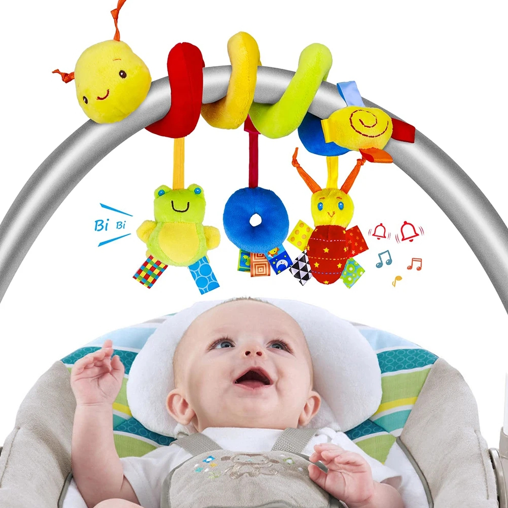 Móbile Centopéia Espiral Para Carrinho De Nenem