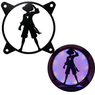 Grade personalizada para cooler One Piece Luffy Grade Fan Fan Gride PC Gamer Acessórios