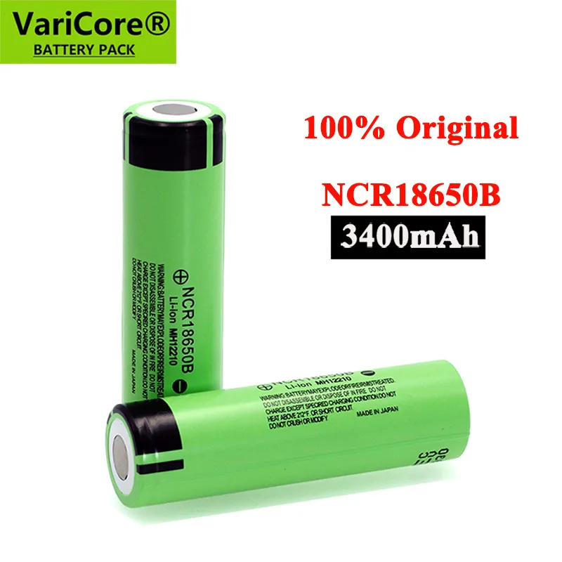 Bateria Recarregável De Lítio Panasonic NCR18650B 3.7v 3400mah 18650 Original NOVA