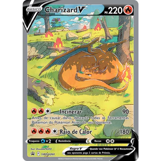 Carta Charizard-V PROMO Arte Especial - Pokémon TCG Original COPAG
