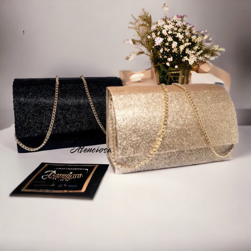 Kit 2 bolsas de festa e casual de mão e lado alça corrente | Shopee Brasil