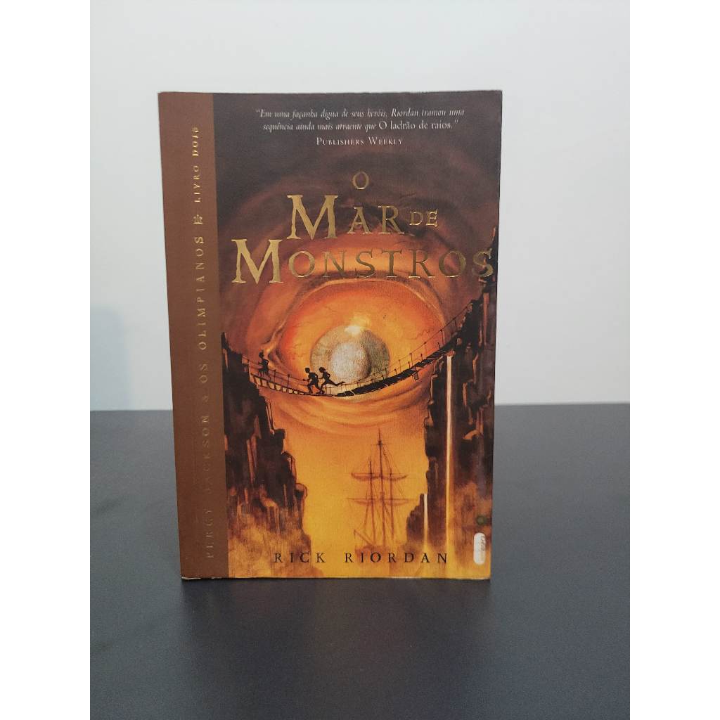 Livro Percy Jackson O Mar De Monstros Rick Riordan Shopee Brasil