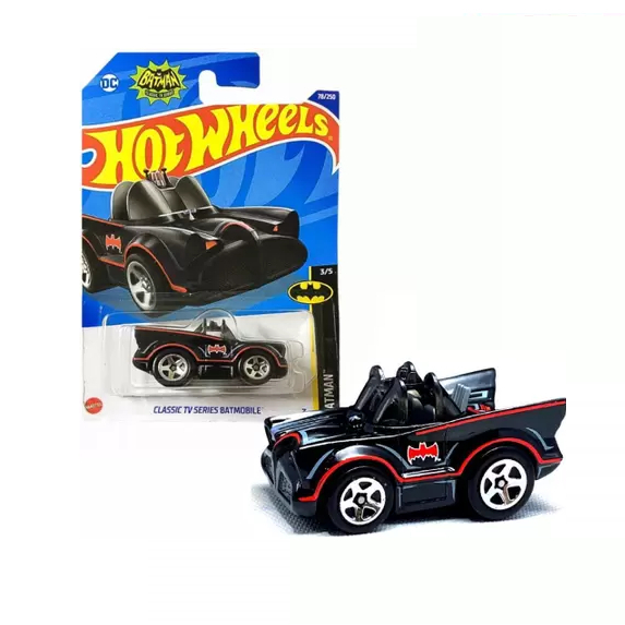 Hot Wheels 1/64 - Batmobile Batman Classic TV Series 2022 #3/5 - Modèle Mainline Neuf