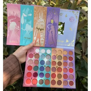 Oneyioo paleta de sombra das princesas 48 cores variadas