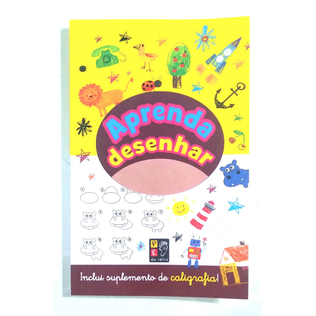 LIVRO: APRENDA DESENHAR - PÉ DA LETRA | Shopee Brasil