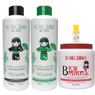 Máscara Bonequinha Escandalosa Vegana 2x1L + B-Tox Tradicional 1KG