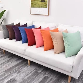 Capa De Almofada 100x100 cm Lisa Em Tecido Oxford Com Ziper Em Varias Cores