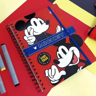 Caderno Smart Universitário Mickey - 10 Matérias 80 Folhas - Dac - Papelaria - Material Escolar