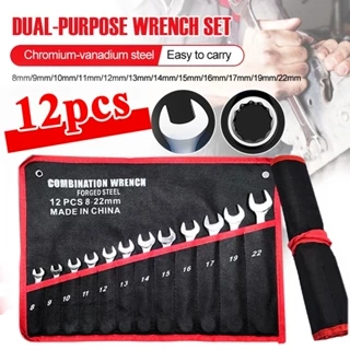 Aço ferramenta de alta dureza 12pcs 6-22mm combinação de dupla finalidade allen chave inglesa conjunto conjunto