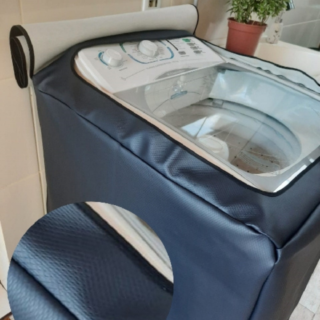 Capa Maquina de Lavar Brastemp 17kg BWK BWD Preta Shopee Brasil