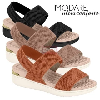 Sandalia Tamanco Feminino Modare Canelado Ultraconforto Ortopedica Fascite Plantar Esporao Anatomica Confortavel Original
