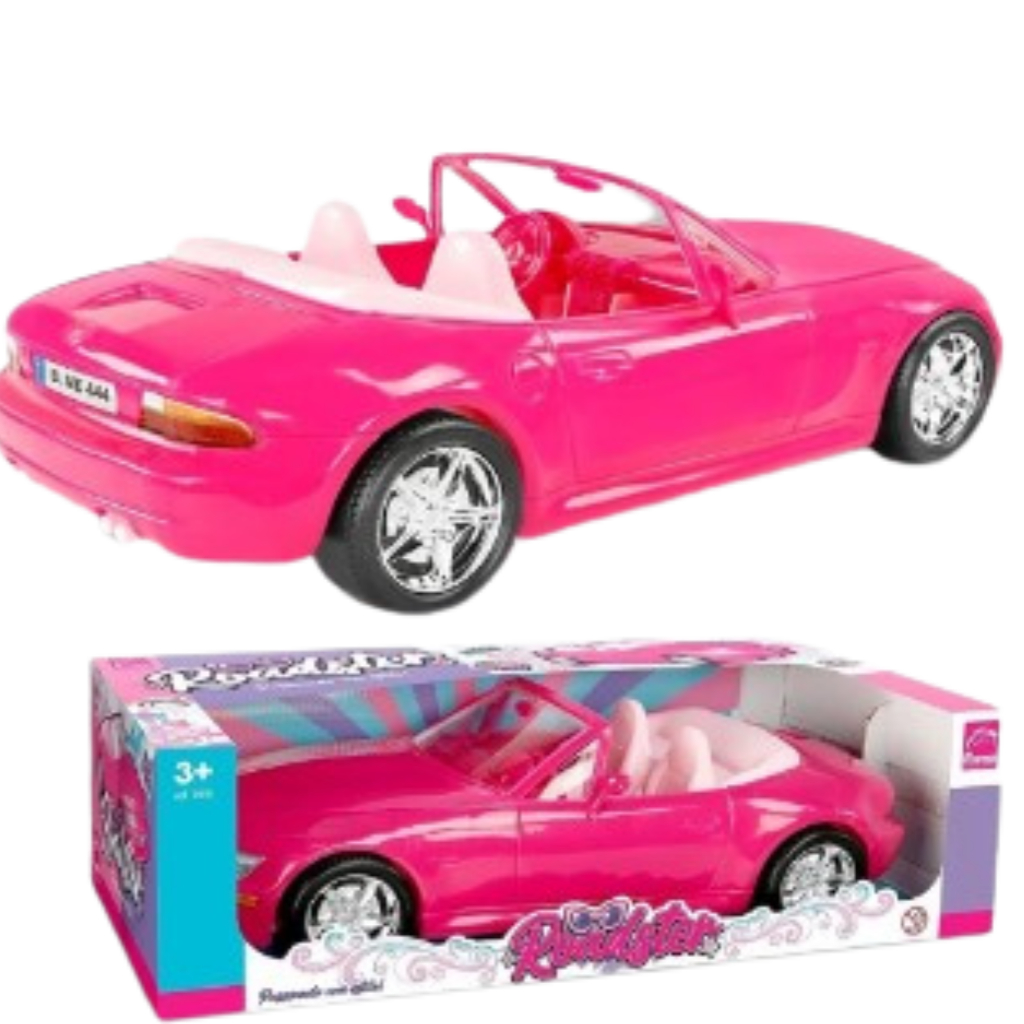 Barbie carro online rosa