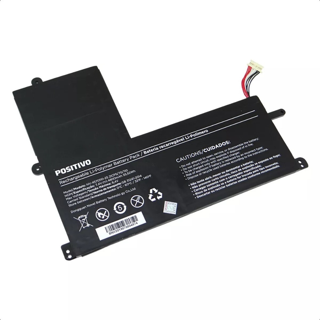 Bateria Notebook Positivo Motion C4500 Nv-4570110-2s 7.4v