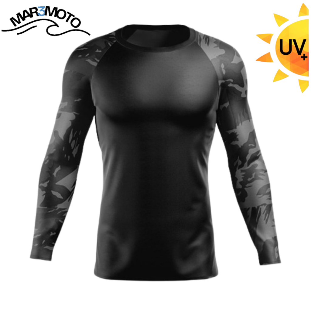 Camisa Esportiva Manga Longa Blusa Térmica Masculino Feminino Universitária Ciclismo Bike Atividade Fisica Pescaria Camping