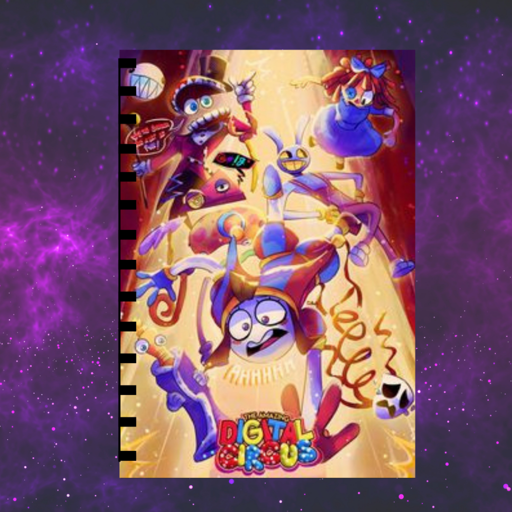 Caderno de anotações Desenho Pomni Digital Circus garra e capa plástica A5  | Shopee Brasil