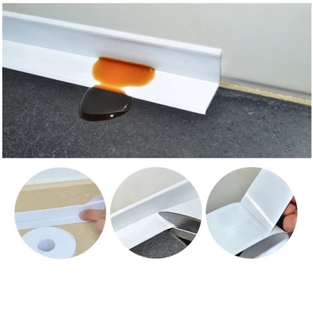 Kit até 3 Fita Antimofo Selante Branca De Pvc À Prova D 'Água Para Cozinha Banheiro Banheira