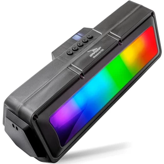 Soundbar Caixa De Som Bluetooth RGB Bass Entrada USB P2 SD Radio Fm Tv Pc Note Potencia 15W RMS