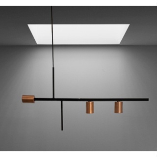 Luminária de teto Pendente Fuzue 3 Lãmpadas 120cm