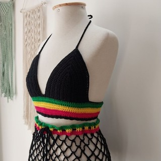 Roupas 2024 rastafari feminina