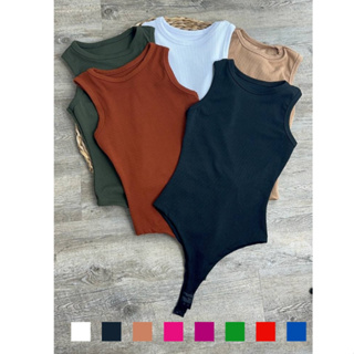 KIT 2 Body Feminino Regata Canelada Anarruga
