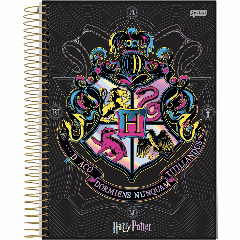 Agenda Diária Mini 2024 Warner Harry Potter Charms Spiral - PT 1 UN