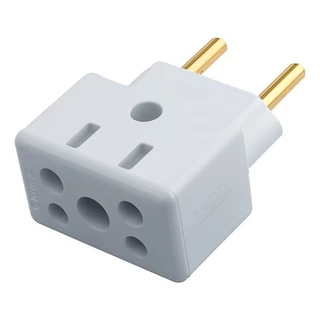 Adaptador de Tomada Benjamin 10A/20A Pino Bob Esponja