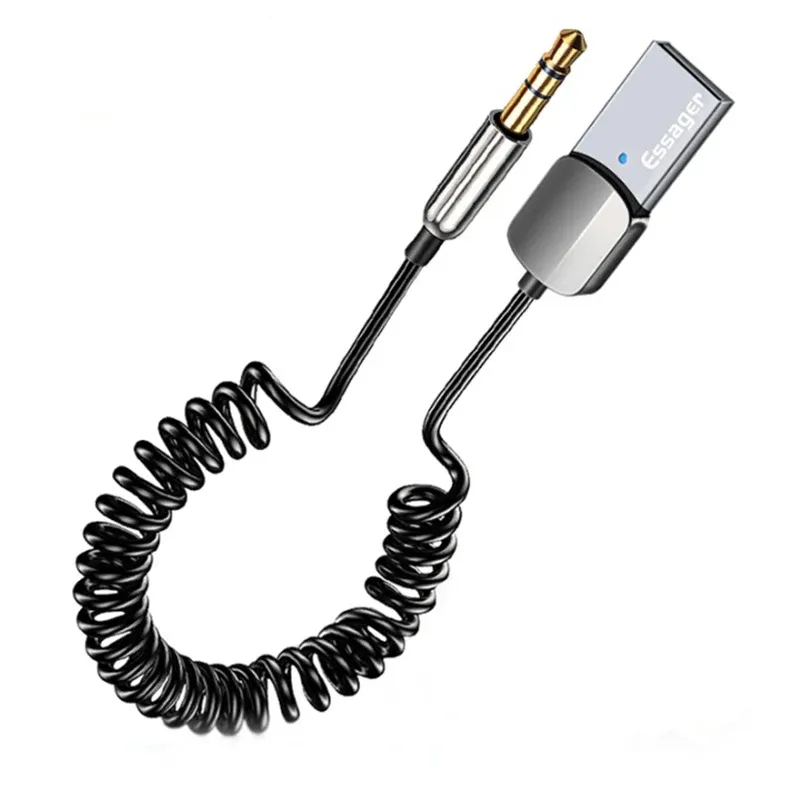 Adaptador Para Som de Carro Bluetooth 5.0 Essager P2