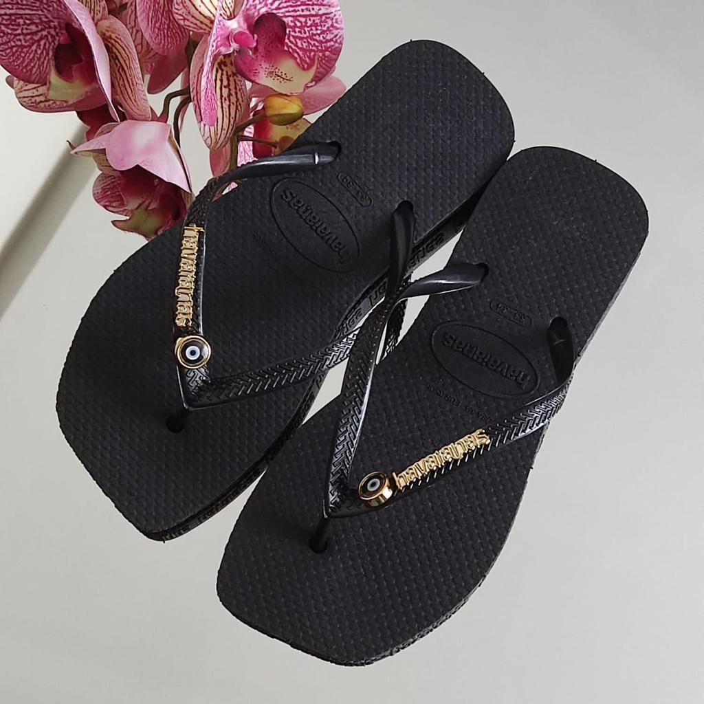 Chinelo havaianas adulto com olho grego🧿