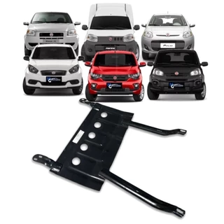 Protetor de Carter Peito de Aço Fiat Mobi Idea Palio Siena Strada Fiorino 2016 2017 2018 a 2023